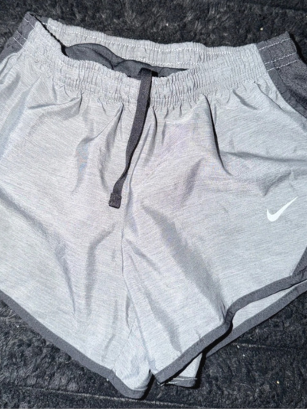 Nike kids Grey Dri-FIT Running Shorts
